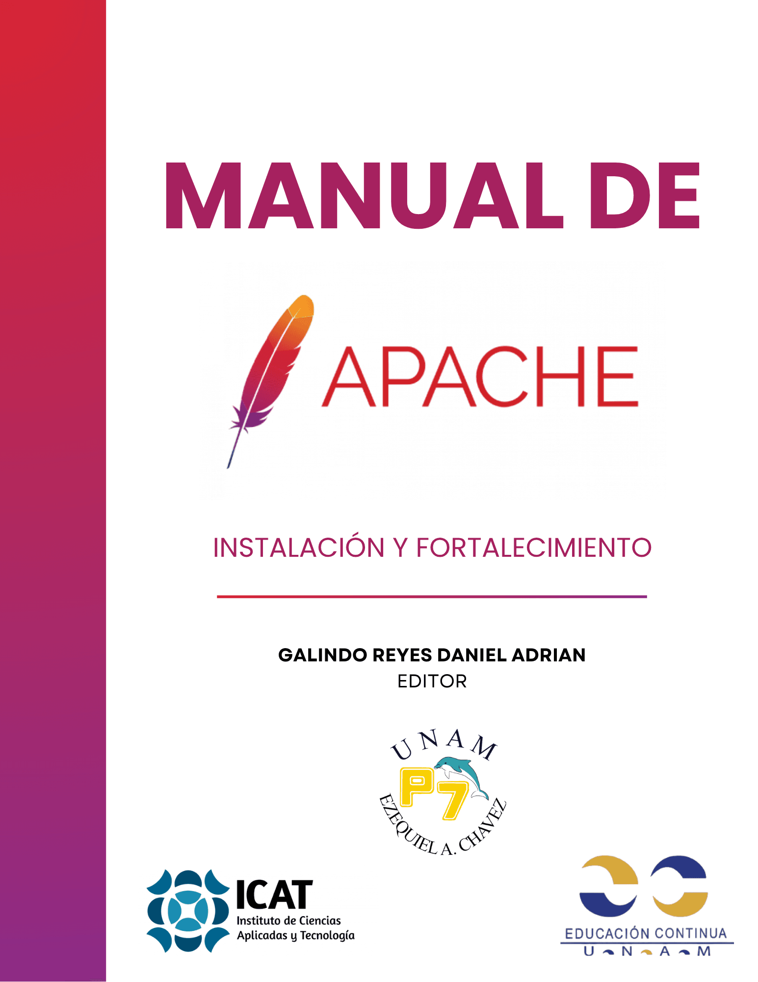 Portada Manual de instalación de Apache