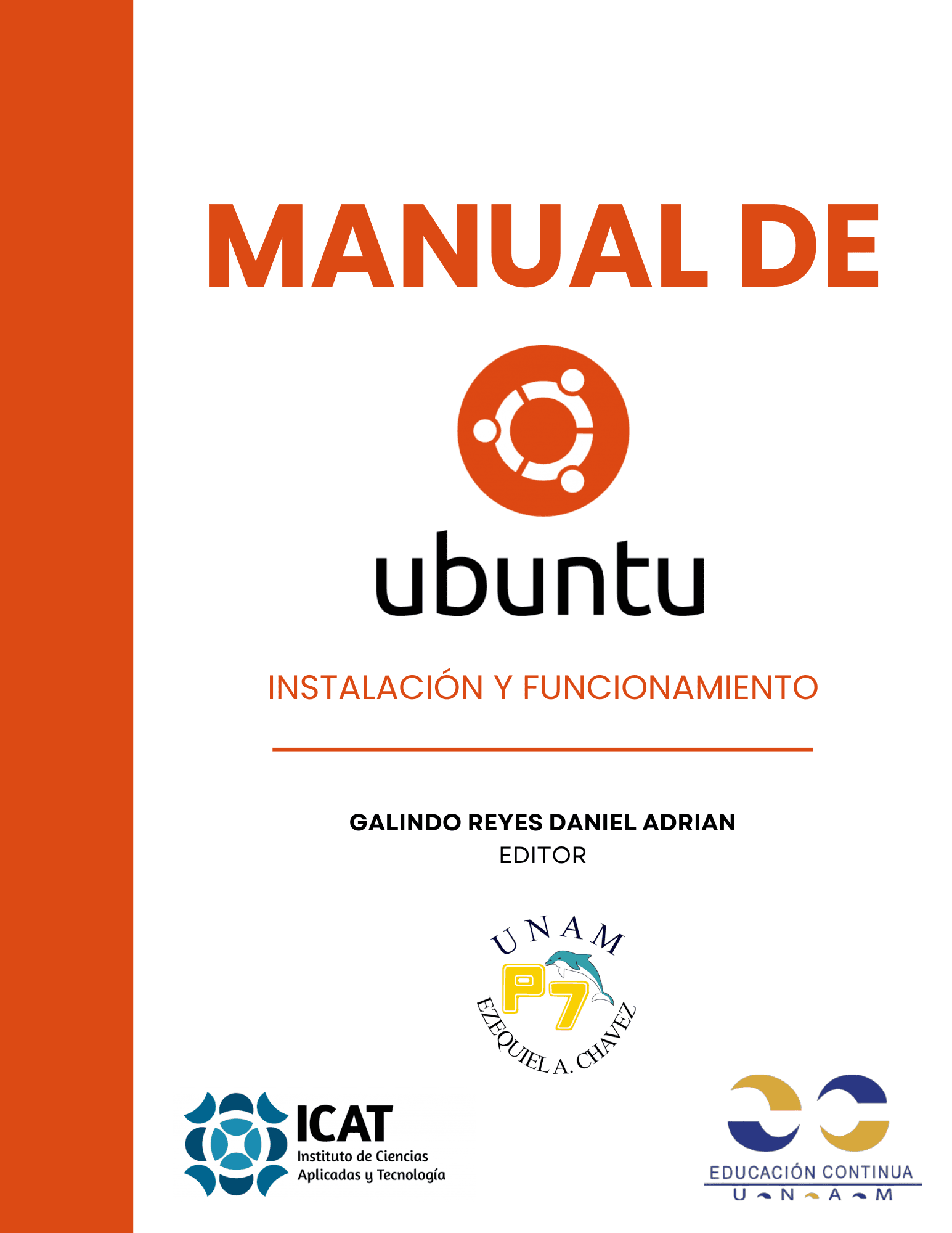 Portada Manual de instalación de Ubuntu